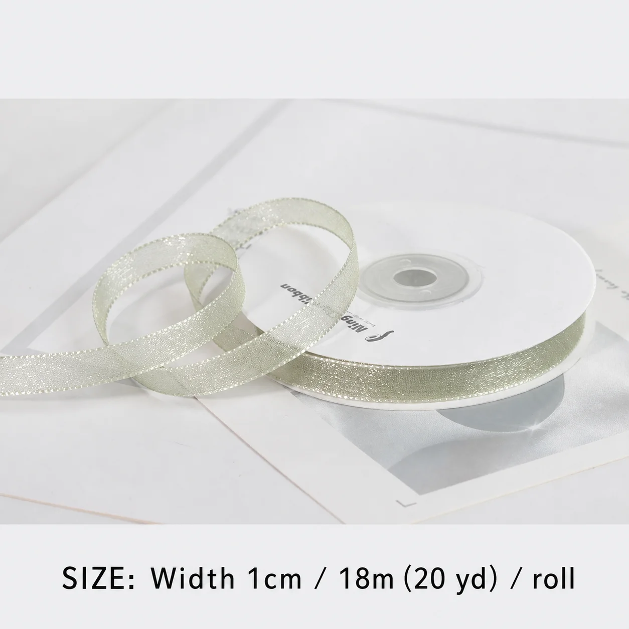 Gift Wrapping Ribbon Translucent Sheer Bubble Organza Ribbon Translucent Gauze Ribbon Exquisite For Wedding Arrangement Journal