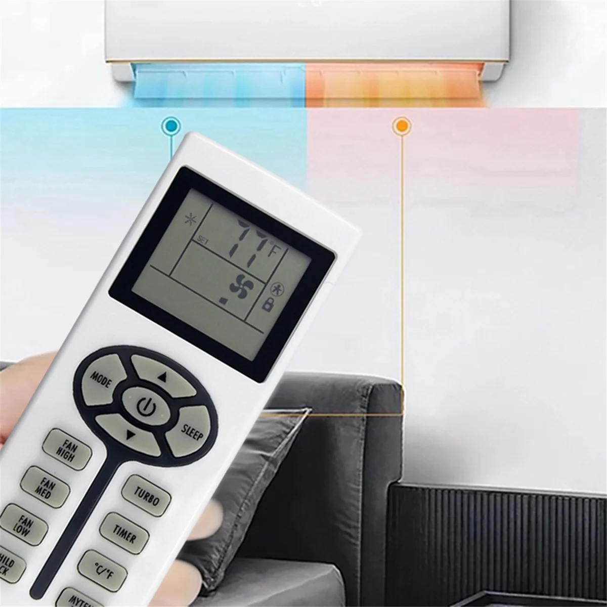 CCDD Замените пульт дистанционного управления кондиционером для Chigo ZCF/TL-09 ZCH/TL-09 Пульт дистанционного управления кондиционером