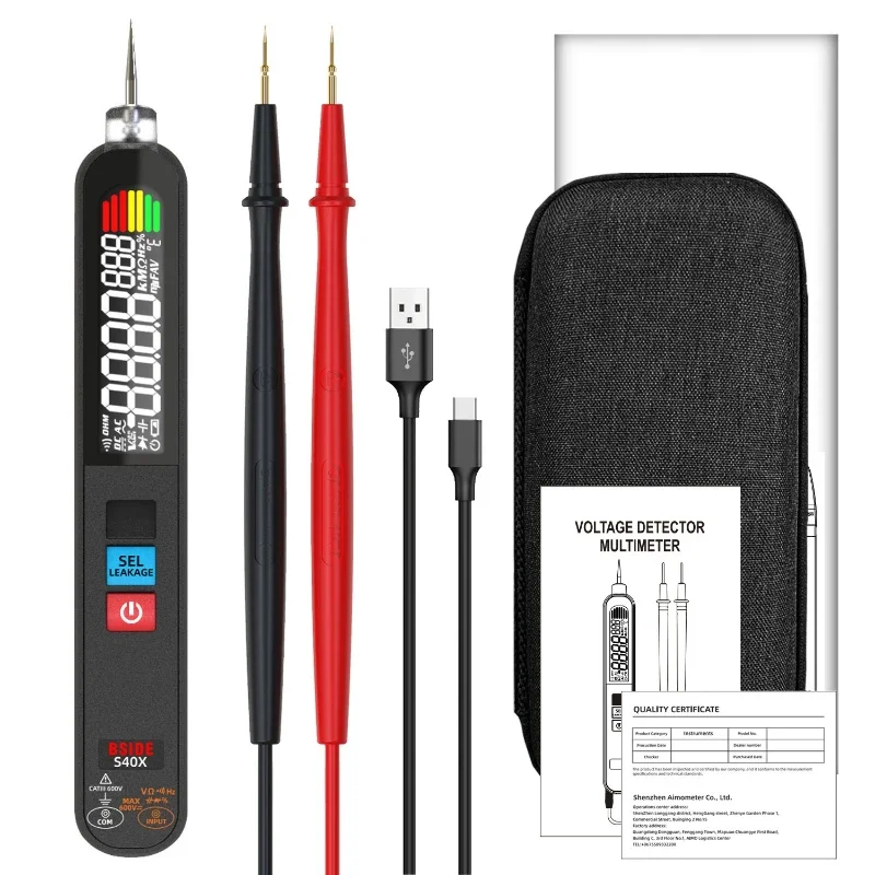 

Intelligent digital leakage electric pen multimeter multi-meter rechargeable