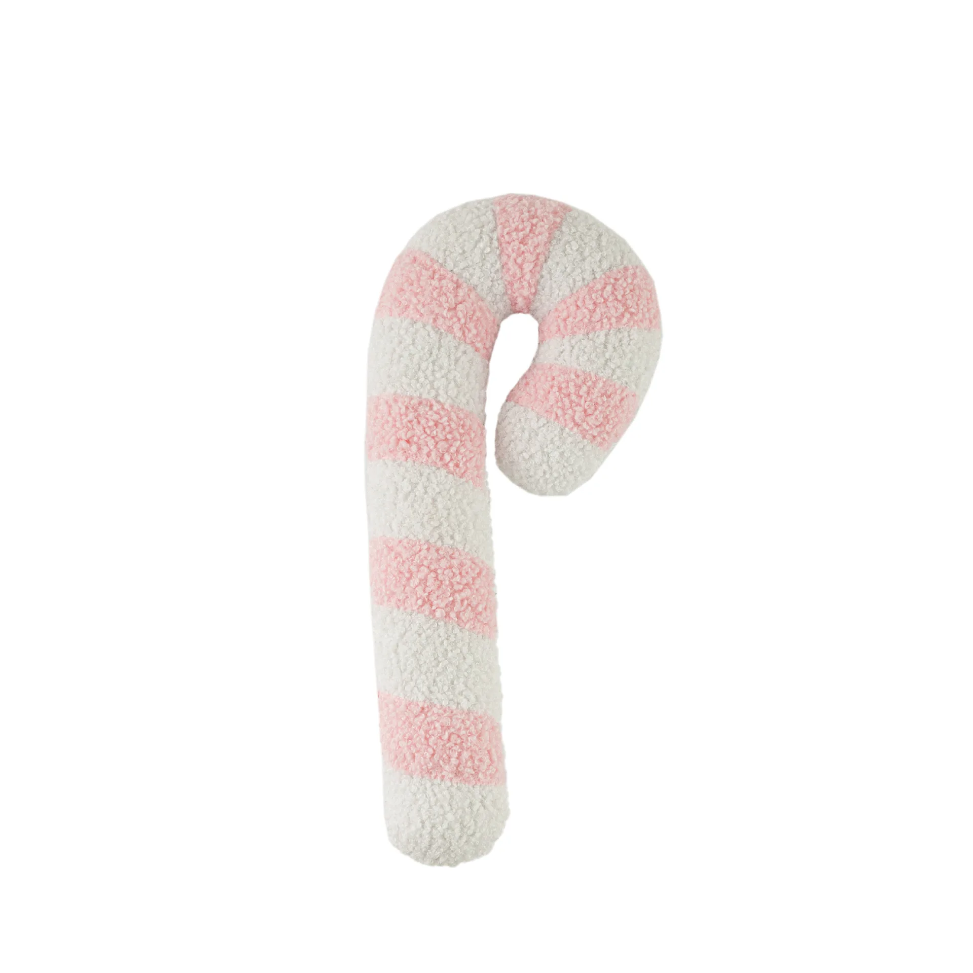 Heißer Artikel Weihnachten Rosa Zuckerstange Kissen Kissen Kissen Weihnachten Zuckerrohr Kissen Plüschtier Ornament Dekoration