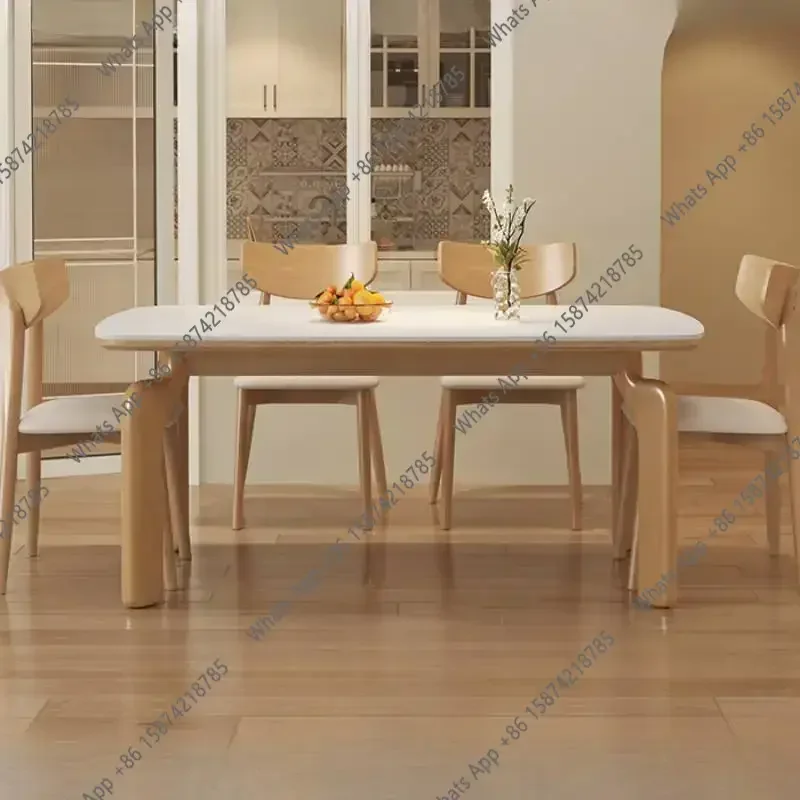New Sm European Oilproof Dining Table Study Event Designer Office Dining Table Restaurant Kitchen Salon Mesa Comedor Furniture H