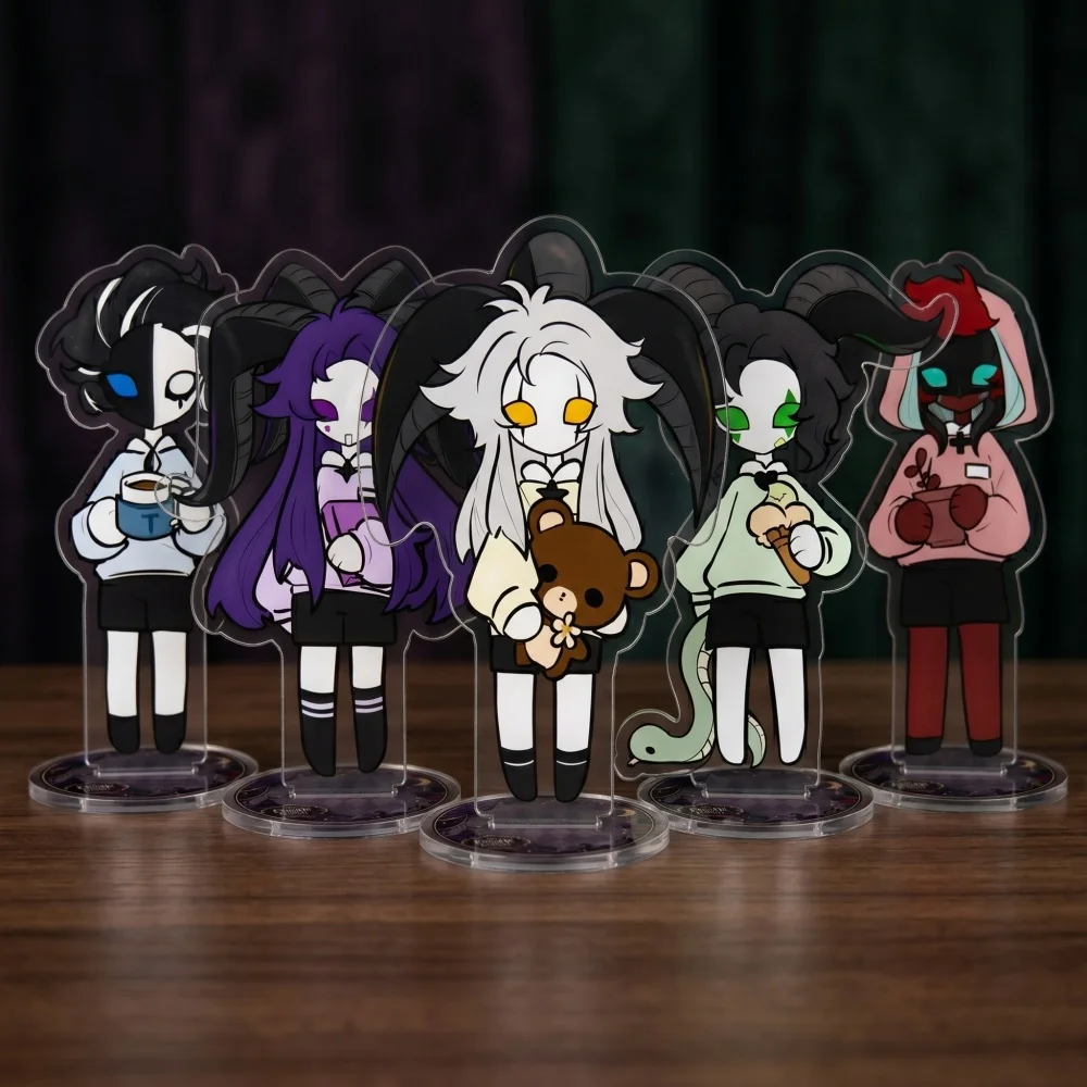 The Freak Circus TFC 10cm Double Sided Acrylic Stand Pierrot Harlequin HD Otome Game Chibi Desk Decor Fan Gift