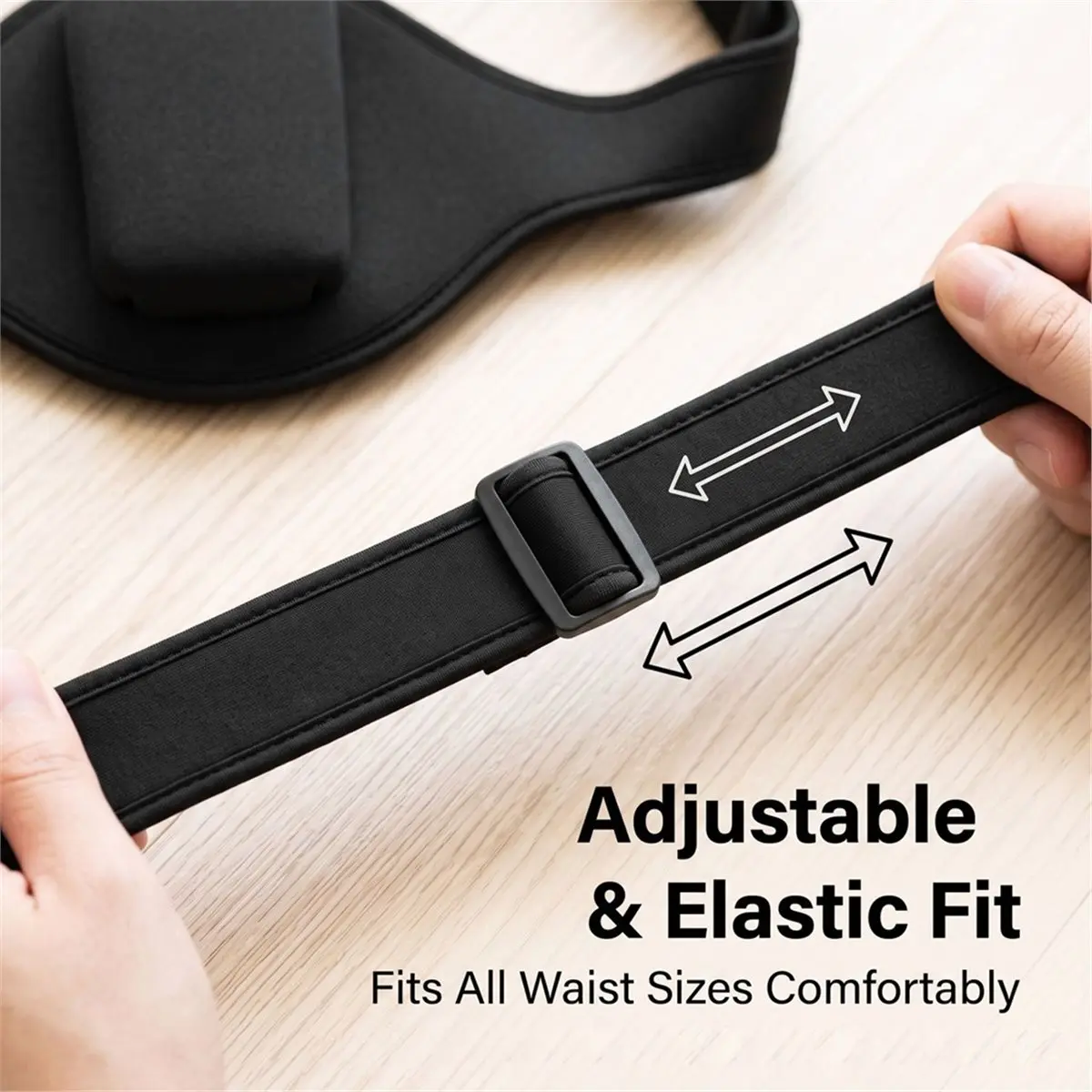 2 Pack Mic Belt Improved Adjustability Comfortability Durability for Fitness Instructors, Fitness Class,Public Speaking