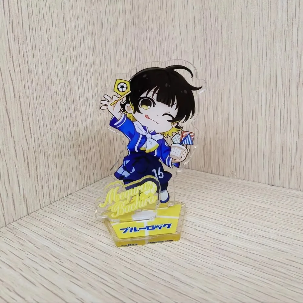 Blue Lock Anime Michael Kaiser Itoshi Sae Rin Acrylic Figure Stand Desk Decor Model Plate Birthday Gift Props
