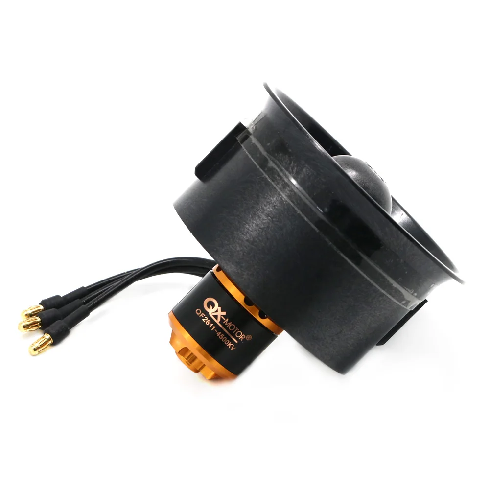 RC 64mm 5-Blades Outrunner EDF Ducted Fan 4500KV 320W Brushless Motor With Skywalker 40A V2 2-4S ESC For Jet Airplane Plane