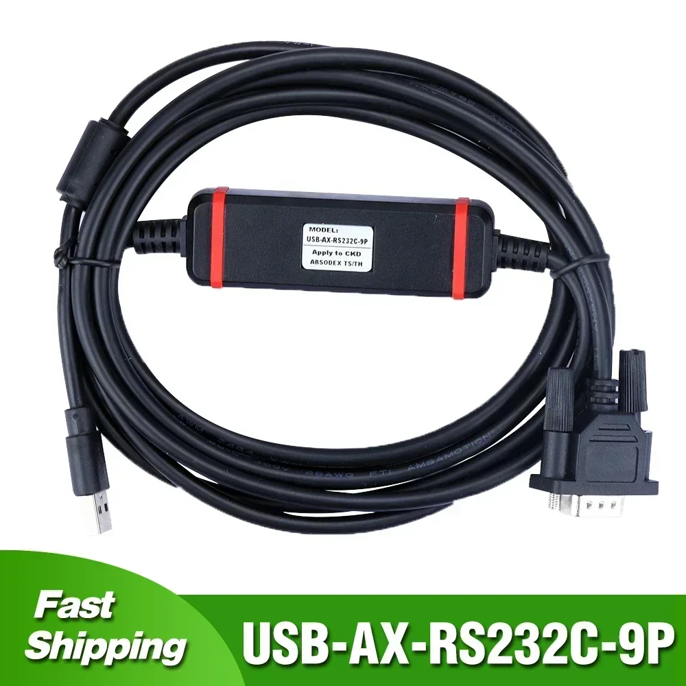 

USB-AX-RS232C-9P for CKD Servo Drive ABSOdex Data Download Cable AX-RS232C-9P USB Communication Debugging Line
