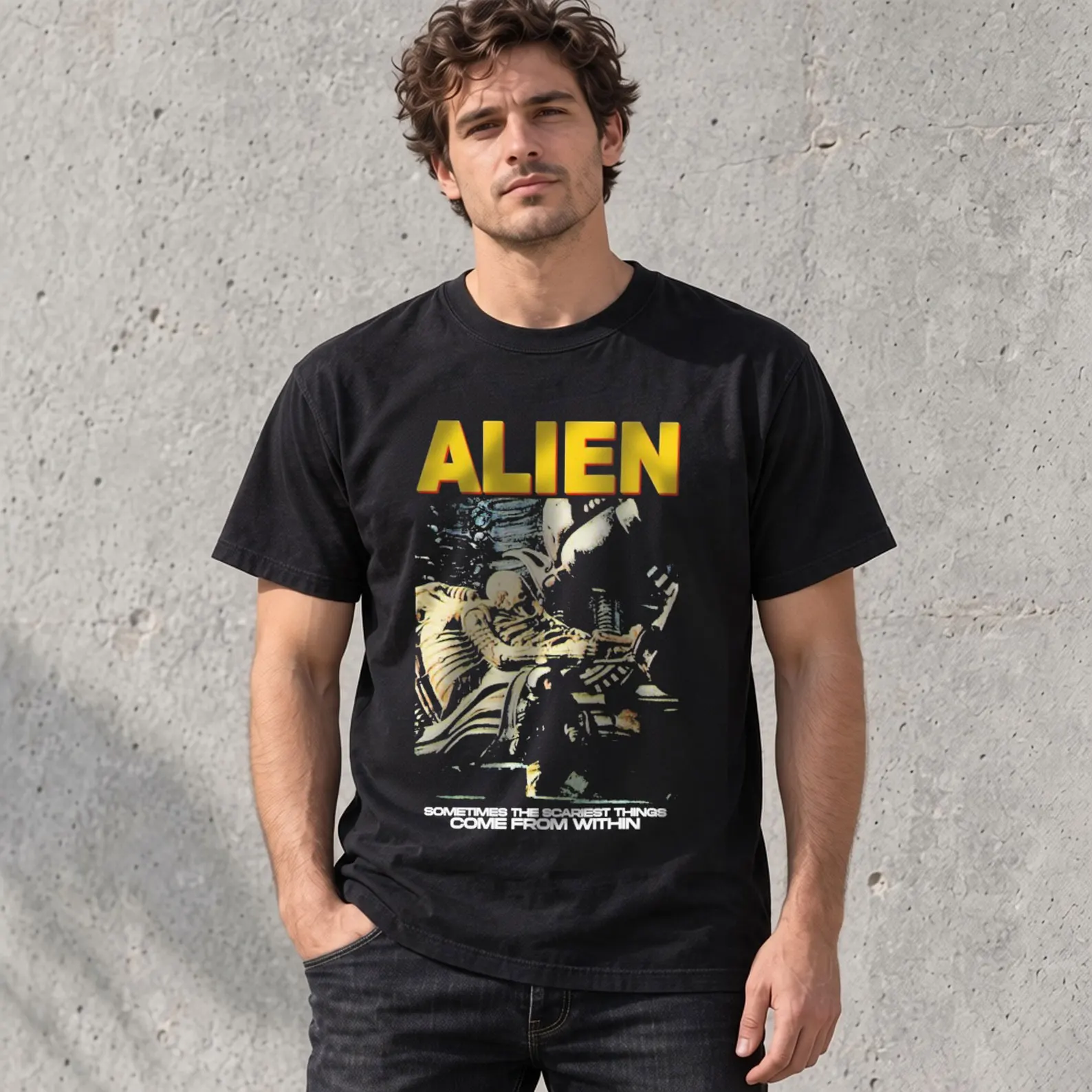 Alien Movie Ellen Ripley Graphic T-Shirt Retro Sci-Fi LV-426 Wayland-Yutani Horror Xenomorph Unisex Vintage Short-Sleeve Tee