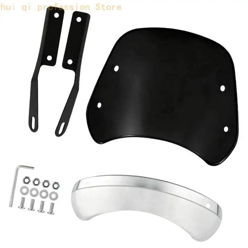 Vierloch-Motorrad-Scheinwerfer-Windschutzscheibe mit Halterung für Modifikation H8WE – Detail 10