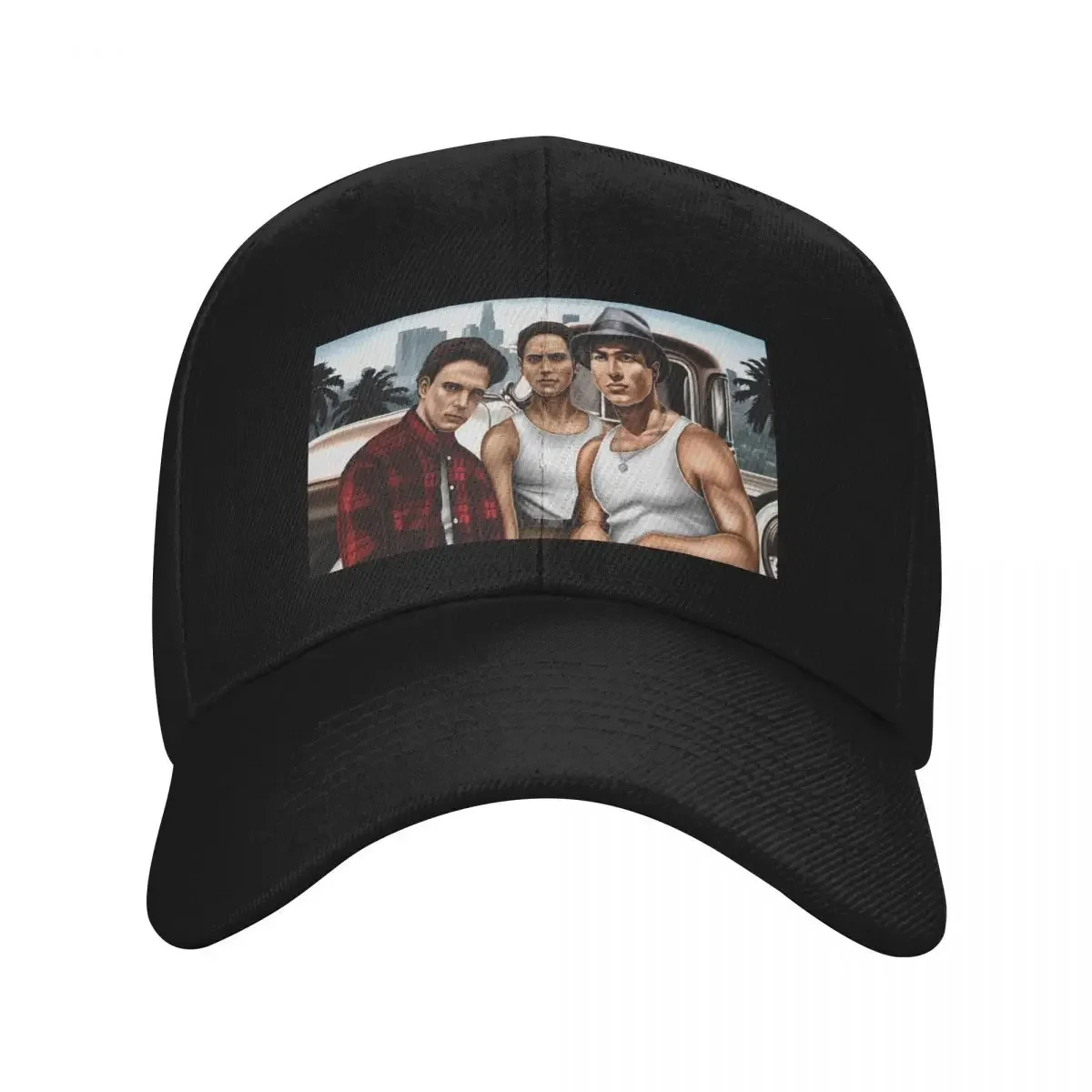 

3 vatos locos chicano Baseball Cap men's big size hat Trucker Cap Men's Luxury Women's