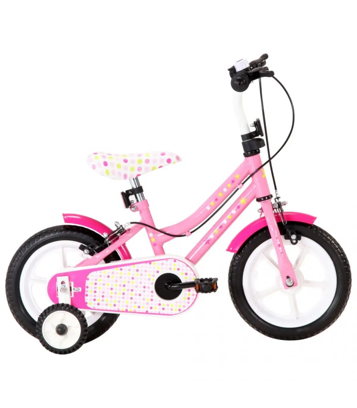 Children's bicycle bicycles 12 inches white and pink