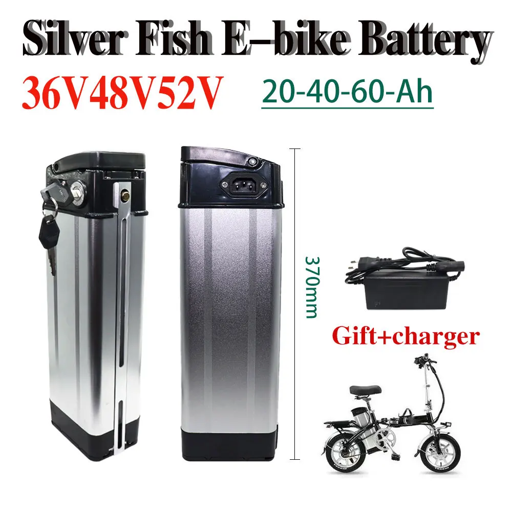 Batterie au Lithium 18650 pleine capacité, batterie adaptée au poisson argenté, 2000W, expédition rapide dans l'air, 36V, 20ah-60ah