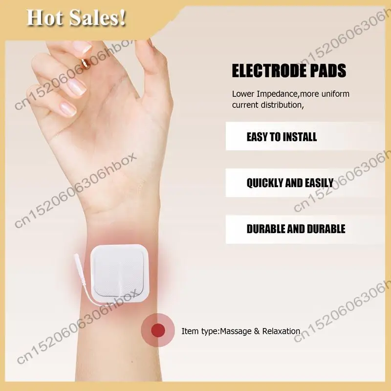 

-HOPE 20Pcs Electrode Pads For Tens Digital Therapy Machine Self Adhesive Reusable With 2Mm Plug For Tens 3000,Ems Digital Thera