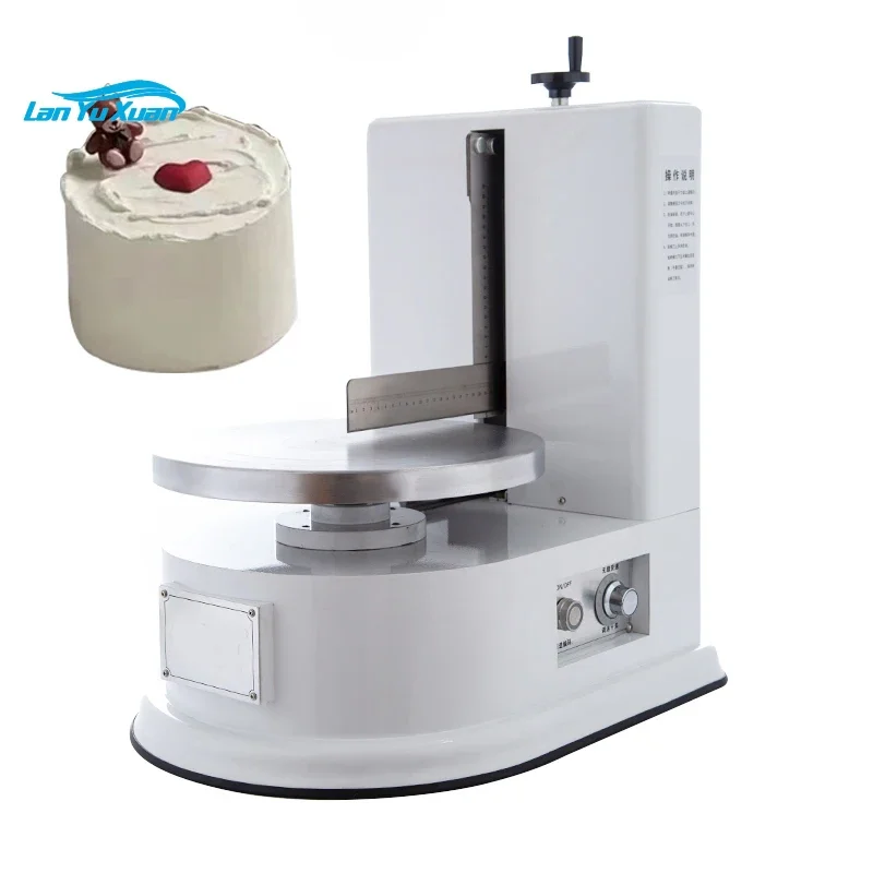 Portable Cake Smoothing Coating Machine Cake Smearing Icing Machine Cake Decorating Daubing Machine