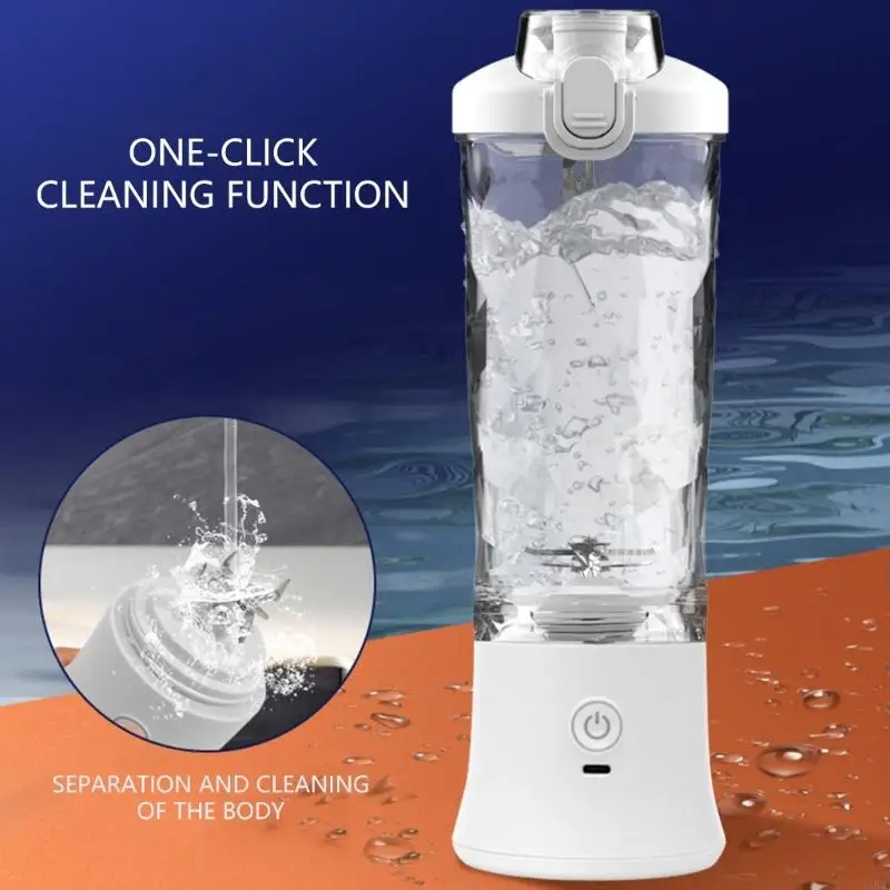 U0DE USB充電式ジューサーフルーツジュースカップスムージーメーカーフィットネス愛好家