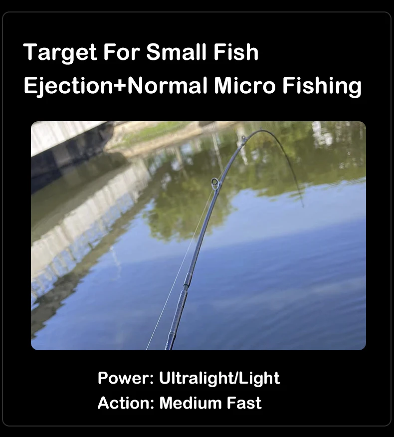 PURELURE CREEK DANCE Forellenrute BFS Fishing Casting UL Spinning Light Travel Rod Stream Ejection Rod Fuji Alconite Ring Barsch – Detail 26