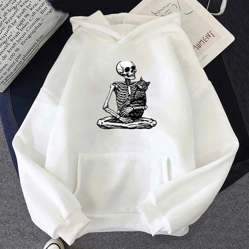 

Printed Skull Graphics Men's Hoodie Tops Fashion Unisex Sweatshirt Spring Autumn Hip Hop Streetwear Oversized Casual Men Clothes