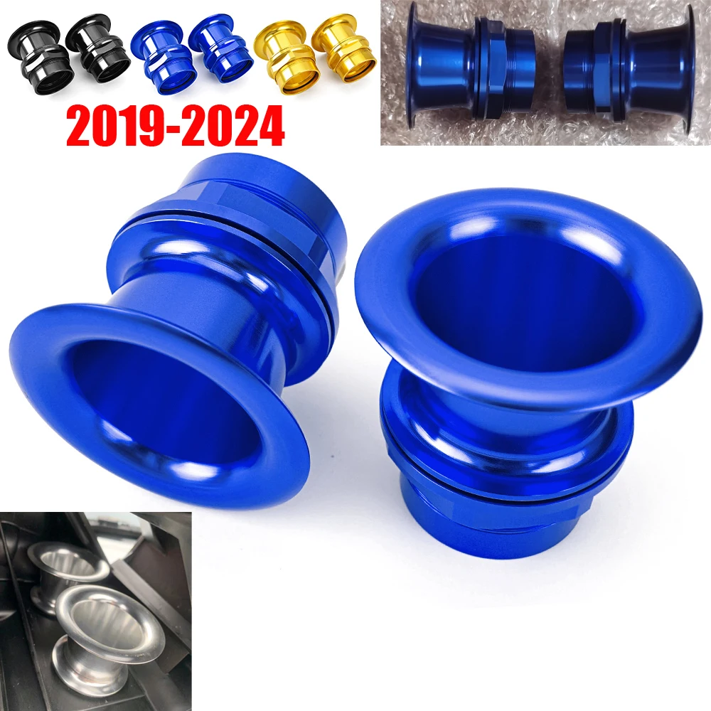 Velocity Stack Air Funnel For Yamaha YZF R3 R25 MT03 2019 - 2024 2023 YZF-R3 YZF-R25 MT-03 Wind High Flow Airbox Air Intake Cup