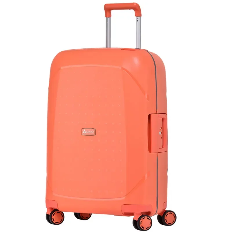 Luxury 100% PP Anti-scraping Rolling Luggage Spinner Ultra Light Travel Suitcase Hardside Luggage 20"24"28" Inch