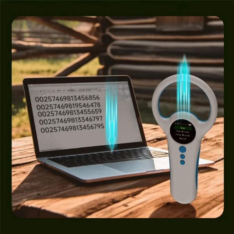 Animal Chip Reader 134.2/125Khz Dual Frequency Stores 800 Data Color Screen For Cats Dogs And Livestock-AB52