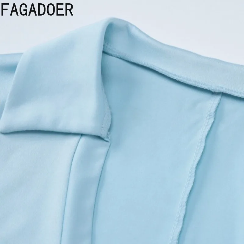 FAGADOER Summer New Sexy Bodycon Rompers Women Solid Color Short Sleeve U Neck One Piece Jumpsuit Female Streetwear Overalls