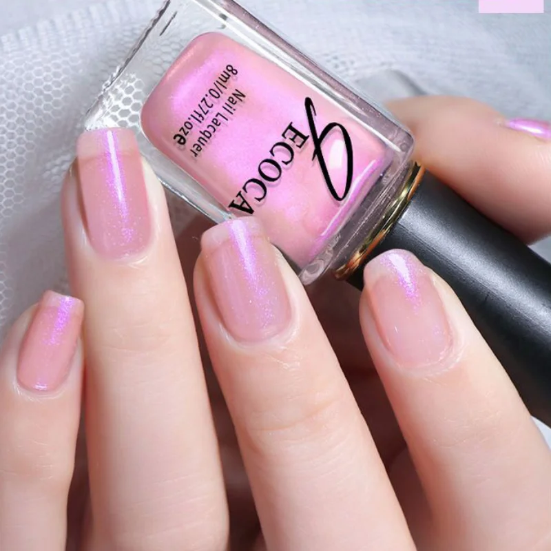 Verhéritage à ongles arc-en-ciel à paillettes laser, vernis à ongles laser, vernis à paillettes brillantes, stationnaire à base d'eau, outils d'art des ongles, N64.3-en-1