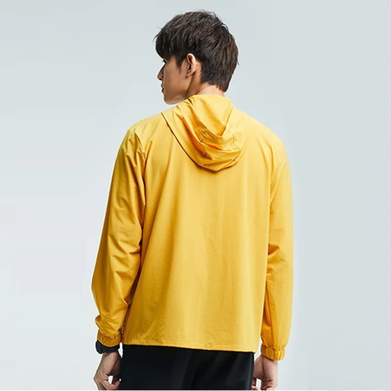 

Men's Quick-Dry Half Zip Hoodie Long Sleeve Workout Jacket, Running Gym Pullover Windbreaker, Autumn Winter Sports Top