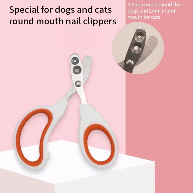 Professional Circular hole Cat Nail Scissors Professional Pet Dog Nail Clippers Toe Claw Trimmer Pet Grooming Supplies Products