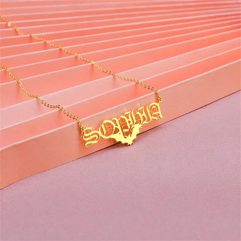 

Custom Made Golden Oldschool Rock Chain Kpop Anniversary Best Man Address Couple Hip Hop Contact Boys Mom LGBT Special Edition