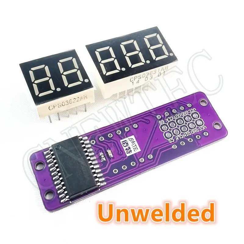 MAX7219 0.36 Inch 5 Bits Digital LED Display 7 Segment Module 5 Color Available for Arduino STM32 STC AVR ESP32 Unwelded