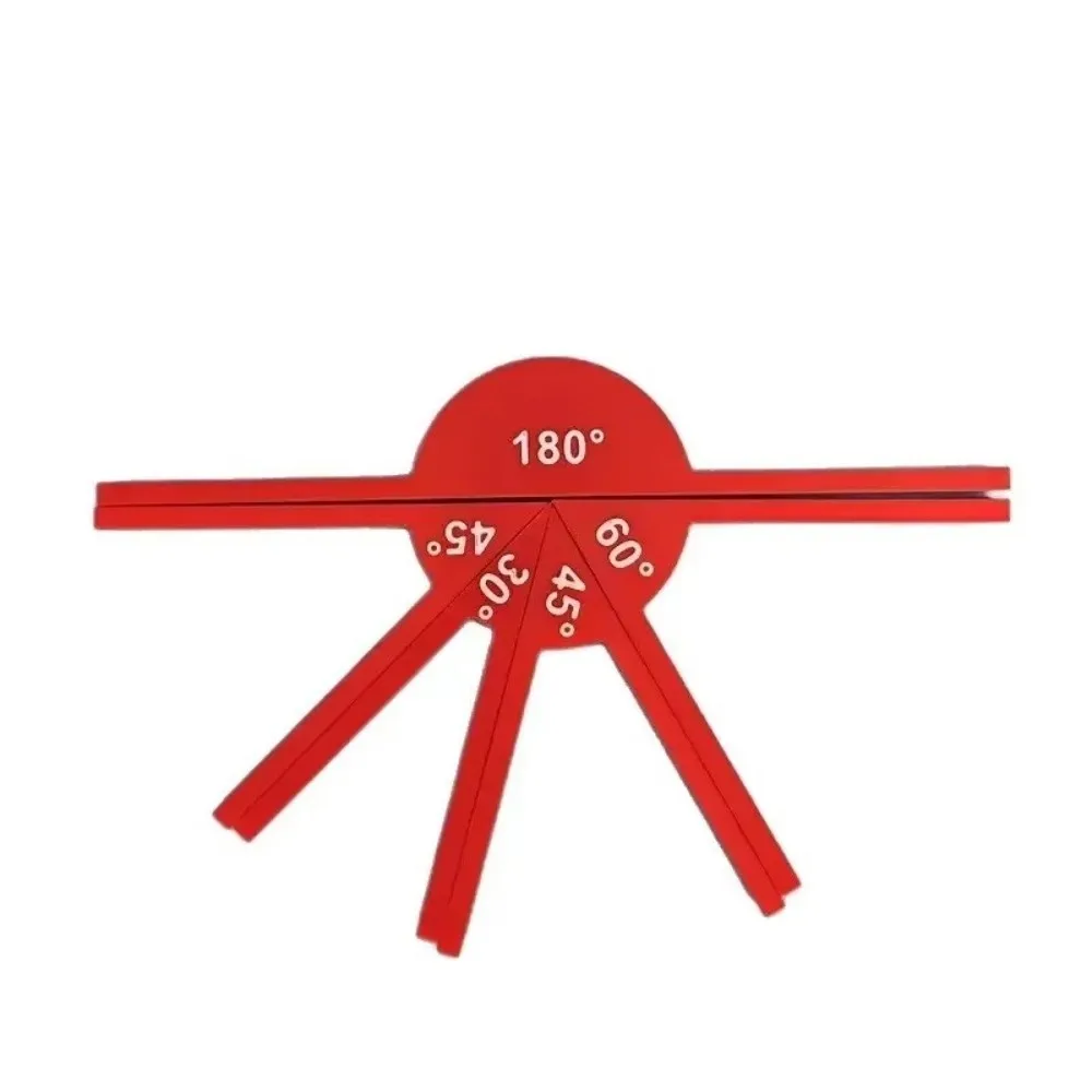 Righello angolare geometrico portatile Angolo geometrico multifunzione Insegnamento Geometria Forma angolare Righello Insegnamento Puntelli ausiliari