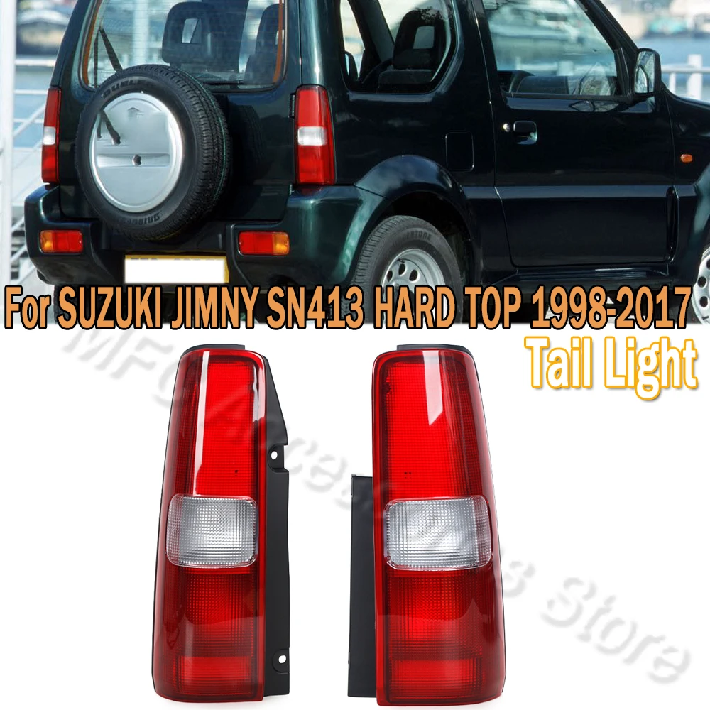 Paraurti posteriore Fanale posteriore Stop Lampada di riscaldamento per SUZUKI JIMNY SN413 HARD TOP 1998 1999 2000 2001 2002 2003-2017 Per auto 3627581 A31