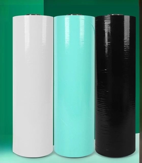 農業用プラスチック乾草ベールサイレージラップフィルム 強力ストレッチグラスサイレージフィルム サイレージカバー 防湿