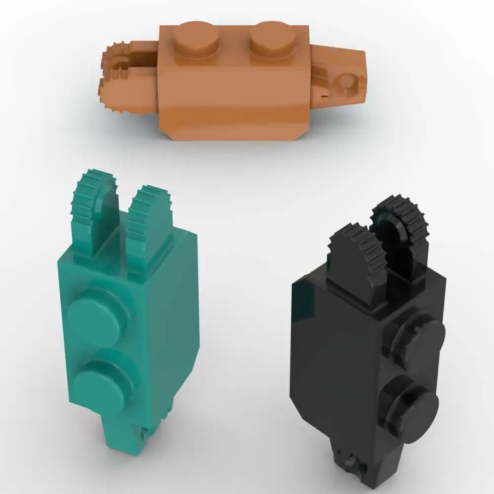 MOC 10PCS 30386 With 1 Finger Brick Hinge 1x2 Locking Stitching Substitutable Building Blocks Toys Adults Boys Holiday Gifts