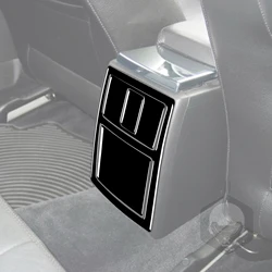 For Volkswagen Passat B5 2001-2005 Car Accessories Gloss Black Plastic Interior Rear Console Panel Trim Sticker Modification