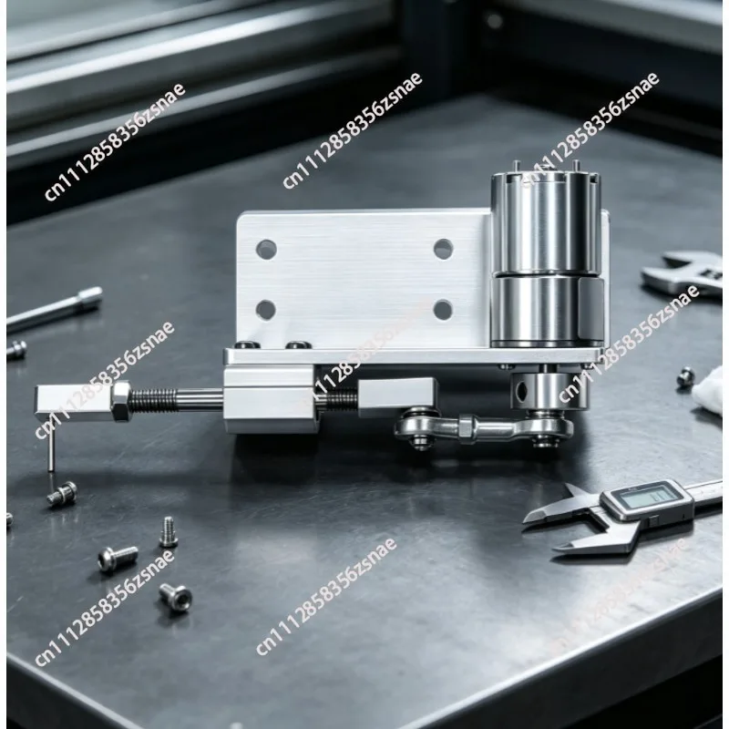 Reciprocating Cycle Linear Actuator DC Gear Motor,12V 24V Telescopic Push Rod,Stroke 12/16/20/25mm, Adjustable Speed 5‑1000RPM
