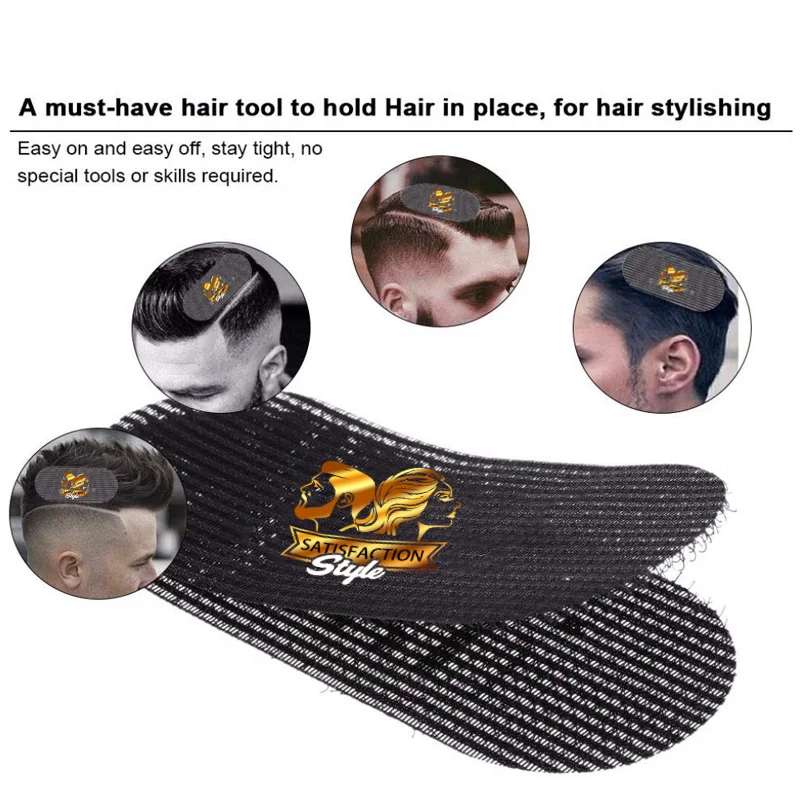 Must Have Barber Hair Grippers Customize Logo Hair Cutting Tools 60Pcs Short Pixue Cut Hair Velcro Wholesale Edge Holder