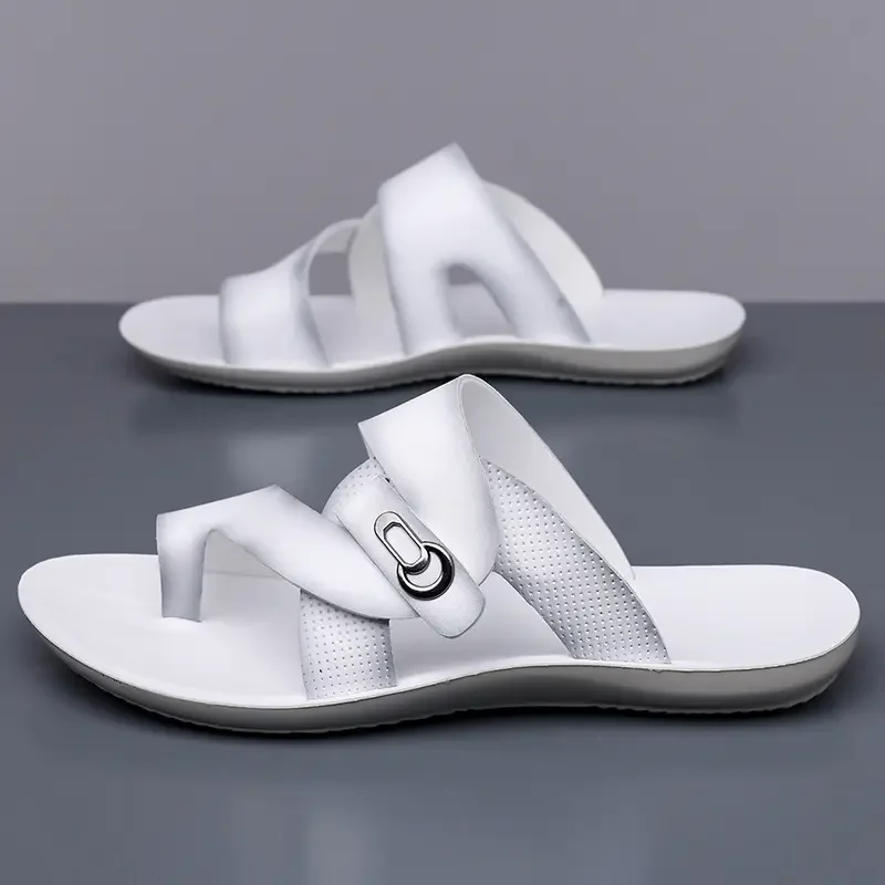 Summer Men Sandals Open Toe Flat Mens Casual Shoes Outdoor Walking Sandals for Men Beach Shoes Sandalias Hombre Men Slippers