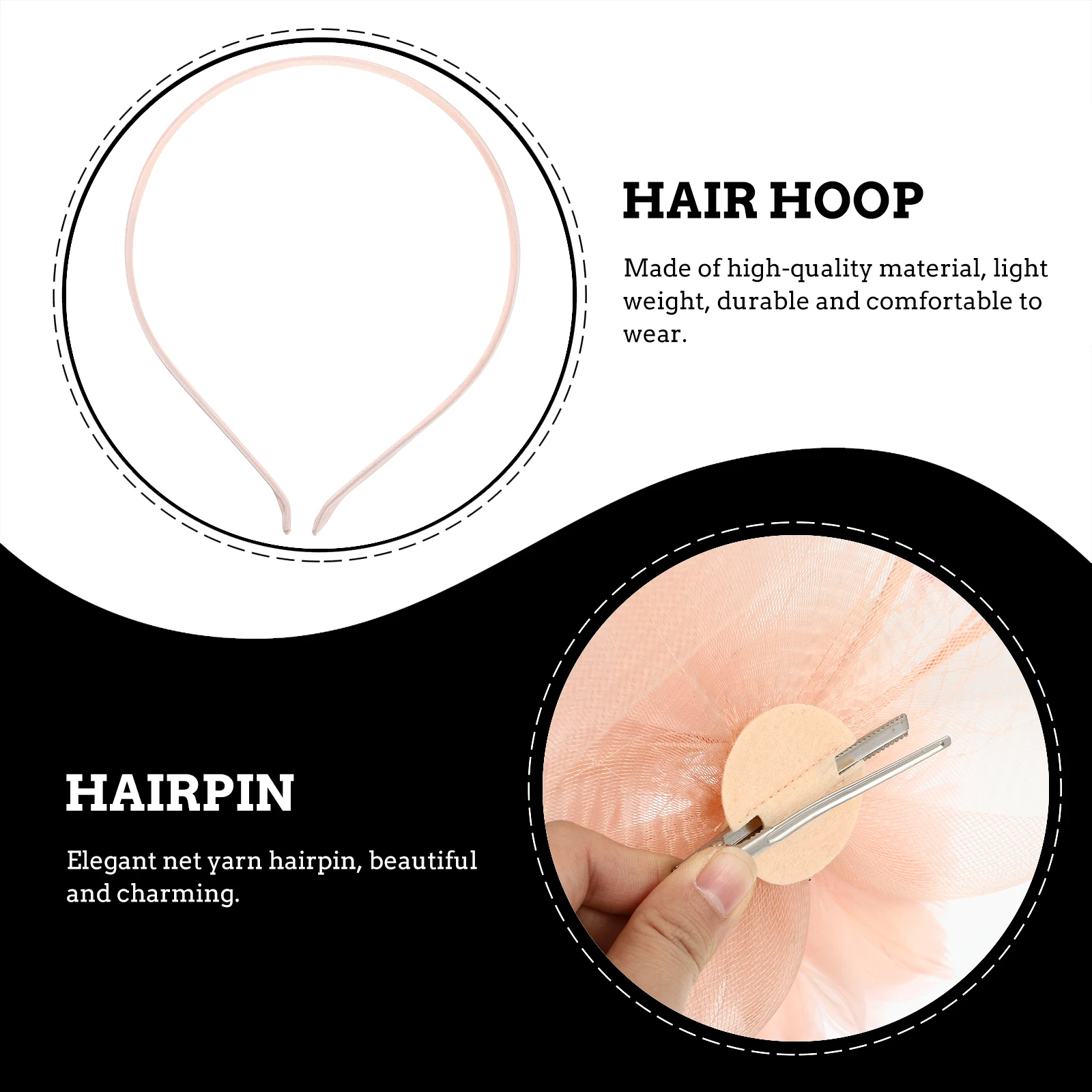 

Flower Hairpin Wedding Accessories Bride Headdress Women Flowers Headwear Bridal