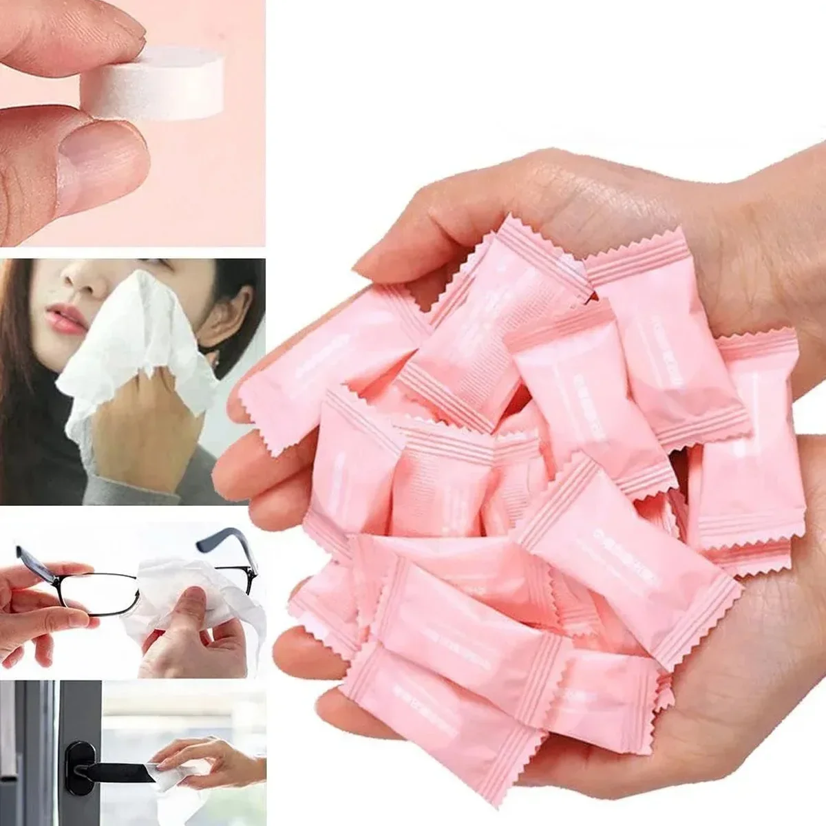 10/20/50/100PCS Portable Towels Disposable Compressed Towels Camping Wipes Toilet Paper Are Perfect For Outdoor Camping Hiking