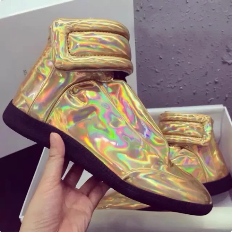 

News Shoes Luxury Trainers Ankle Lace Up Sneaker High Top Streetwear Walking Shoe Basketball Male Male and female A2