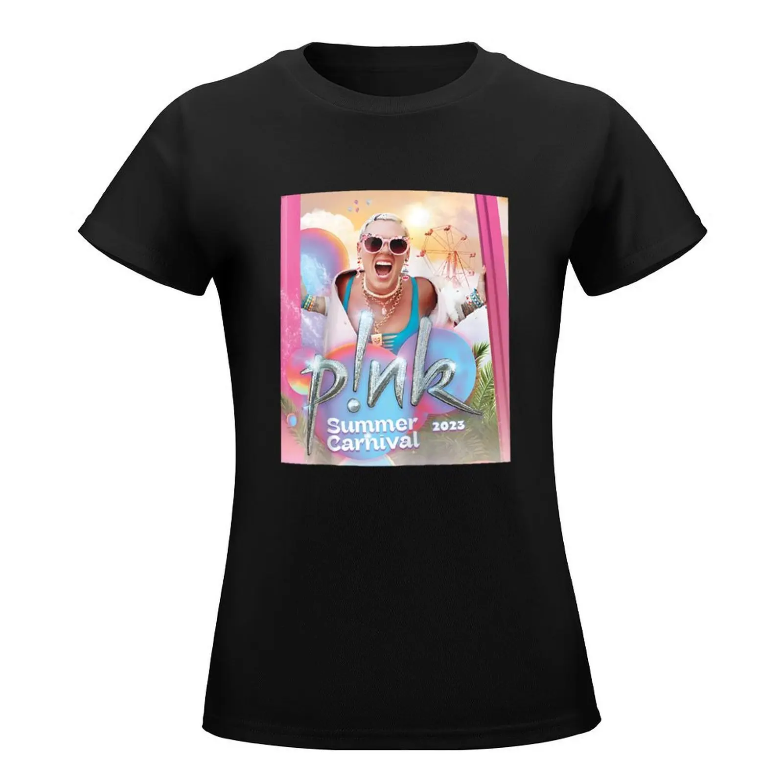 Pi n k P!_nk P nk , Summer Tour T-Shirt animal print blacks t-shirts for Women pack