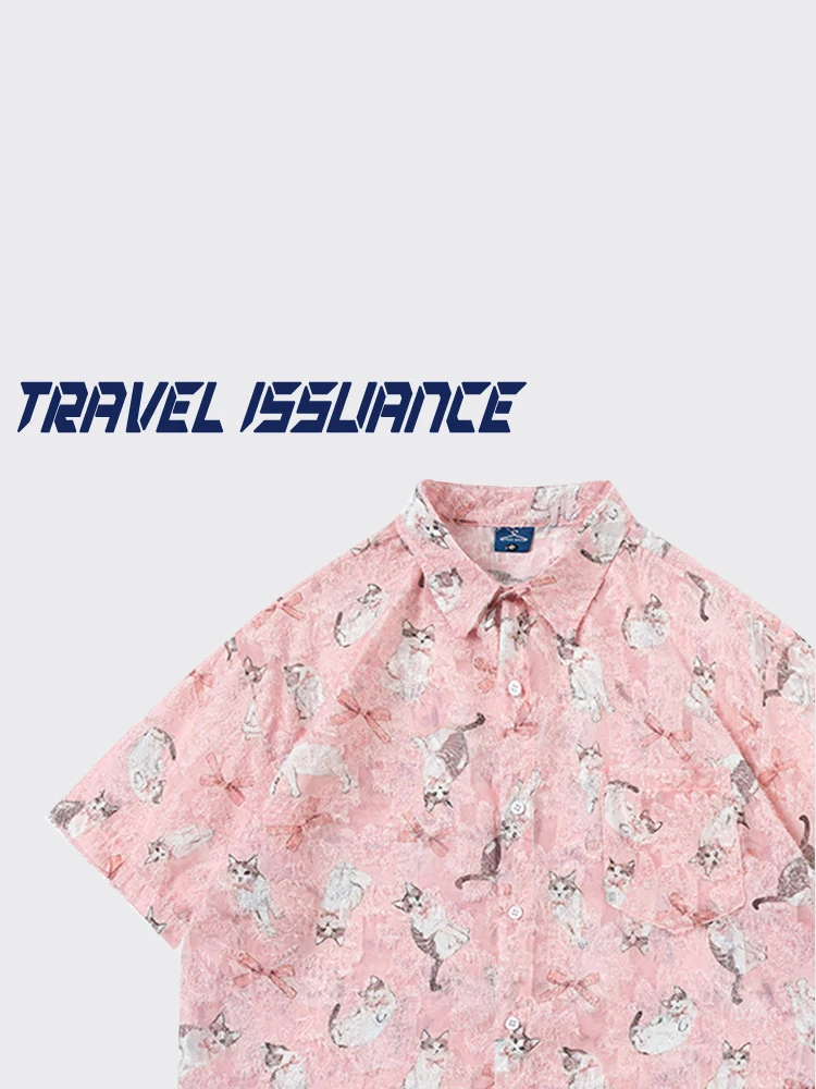 sweet-little-original-design-loose-summer-short-sleeve-shirt-textured-pattern-casual-style-travel-issuance-clothing