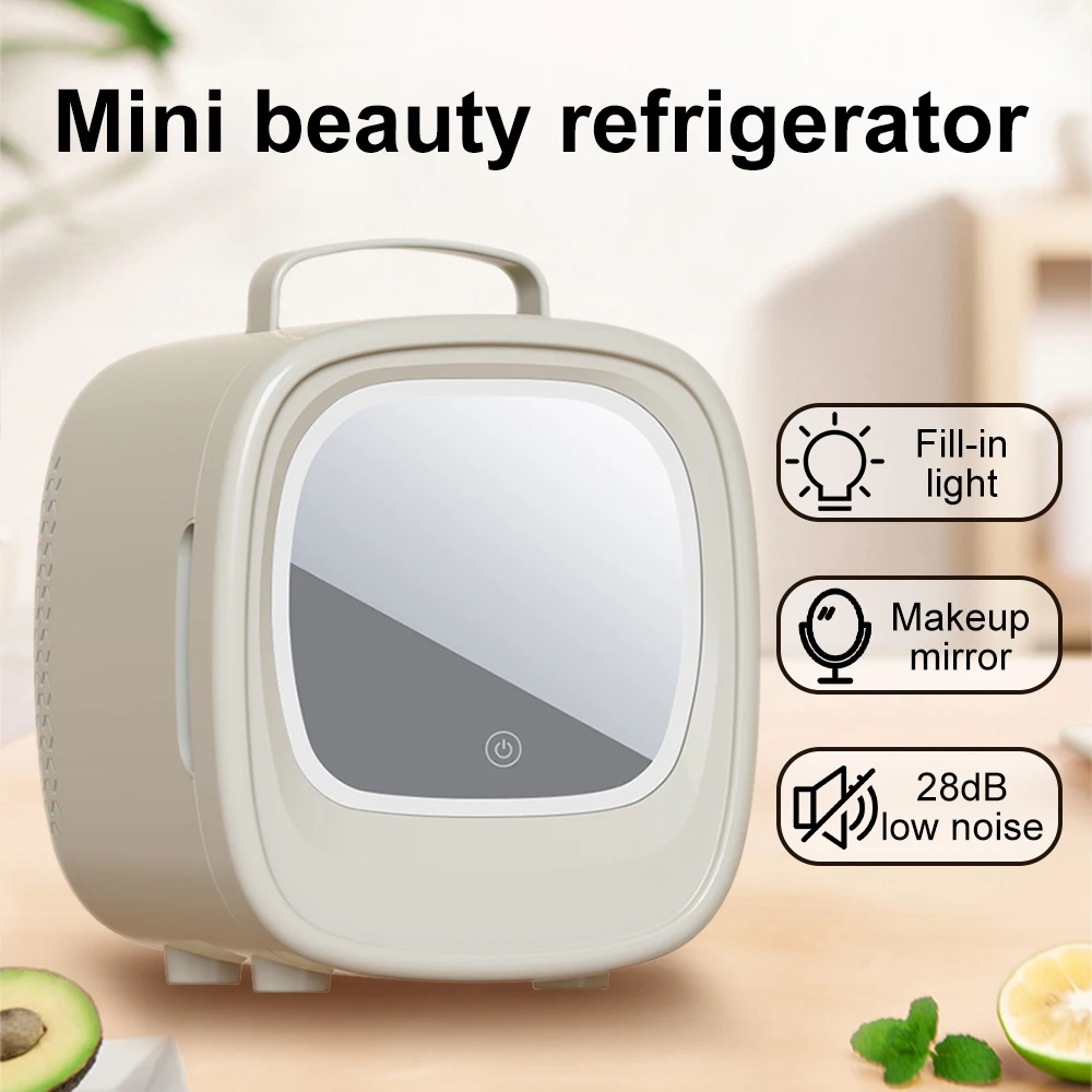 6L Mini Beauty Fridge with LED 1