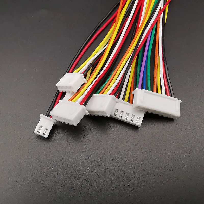 5Sets JST XH 2,54 Stecker Weiblich + Männlich Gehäuse 2/3/4/5/6/7/8 Pin Stecker XH 2,54mm Pitch Terminal Mit Drähte Kabel 26AWG 10/20CM – Detail 5