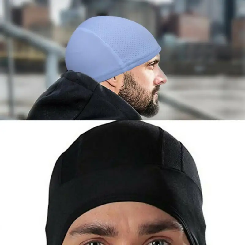 Шапка для велосипедного шлема, внутренняя воздухопроницаемая быстросохнущая шапка для мотоцикла, для спорта на открытом воздухе, велосипедные шапки