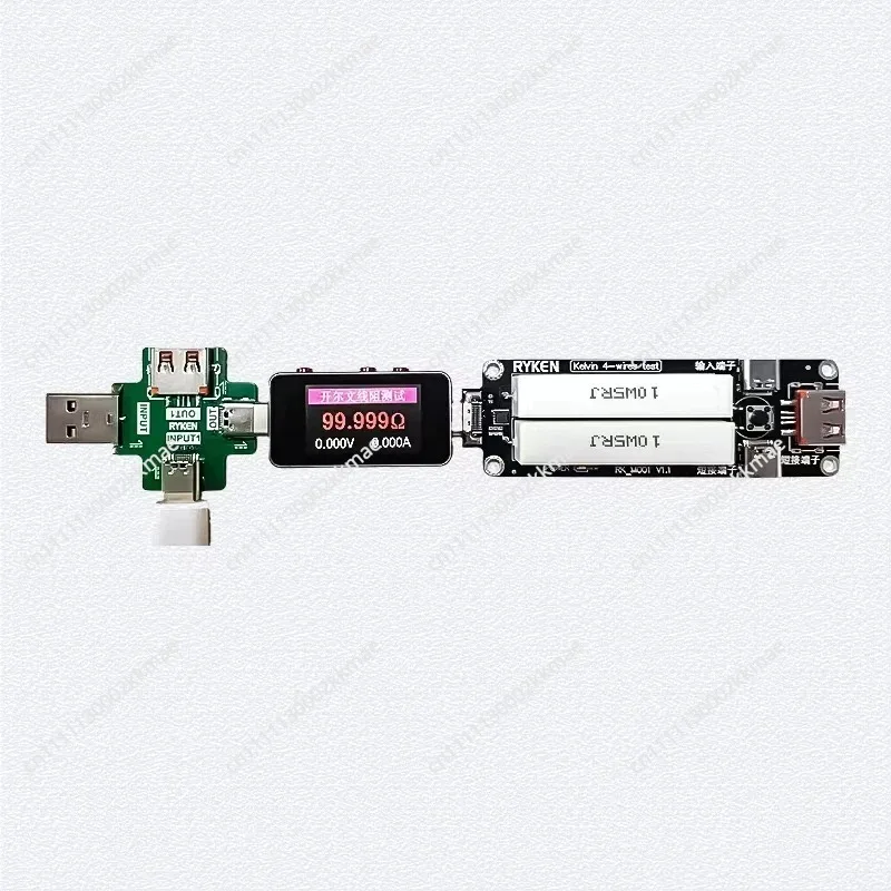 M001 Kelvin Line Resistance Voltage and Current Meter USB Detector Type-C Power Meter