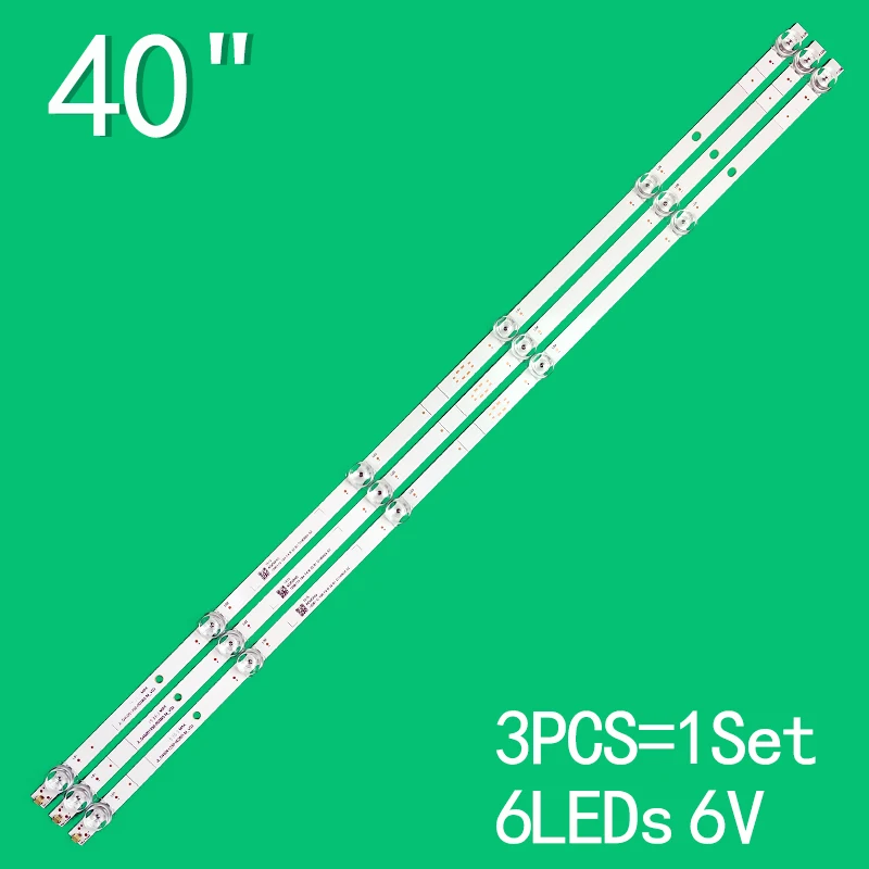 แถบไฟแบ็คไลท์ LED สำหรับ40H4000FM JL.D40061330-003DS-M_V01 CRH-BX40C130300603913REV1.0 40H3F 40H4F HZ40E350 HZ40E35D