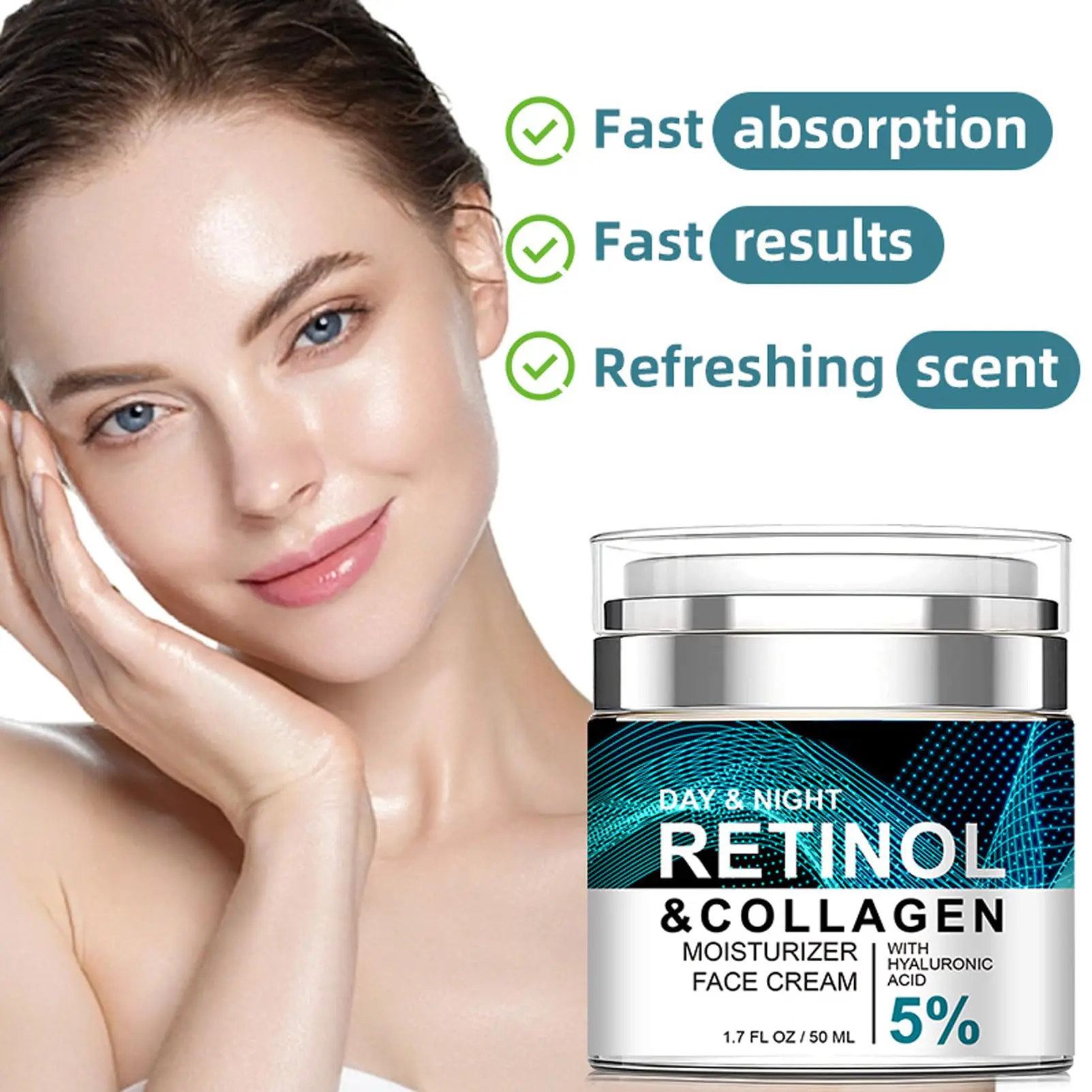 Retinol Whitening Face Cream Anti Aging Serum Replenish Skin Energy Improve Elasticity Firming Moisturizing Korean Products