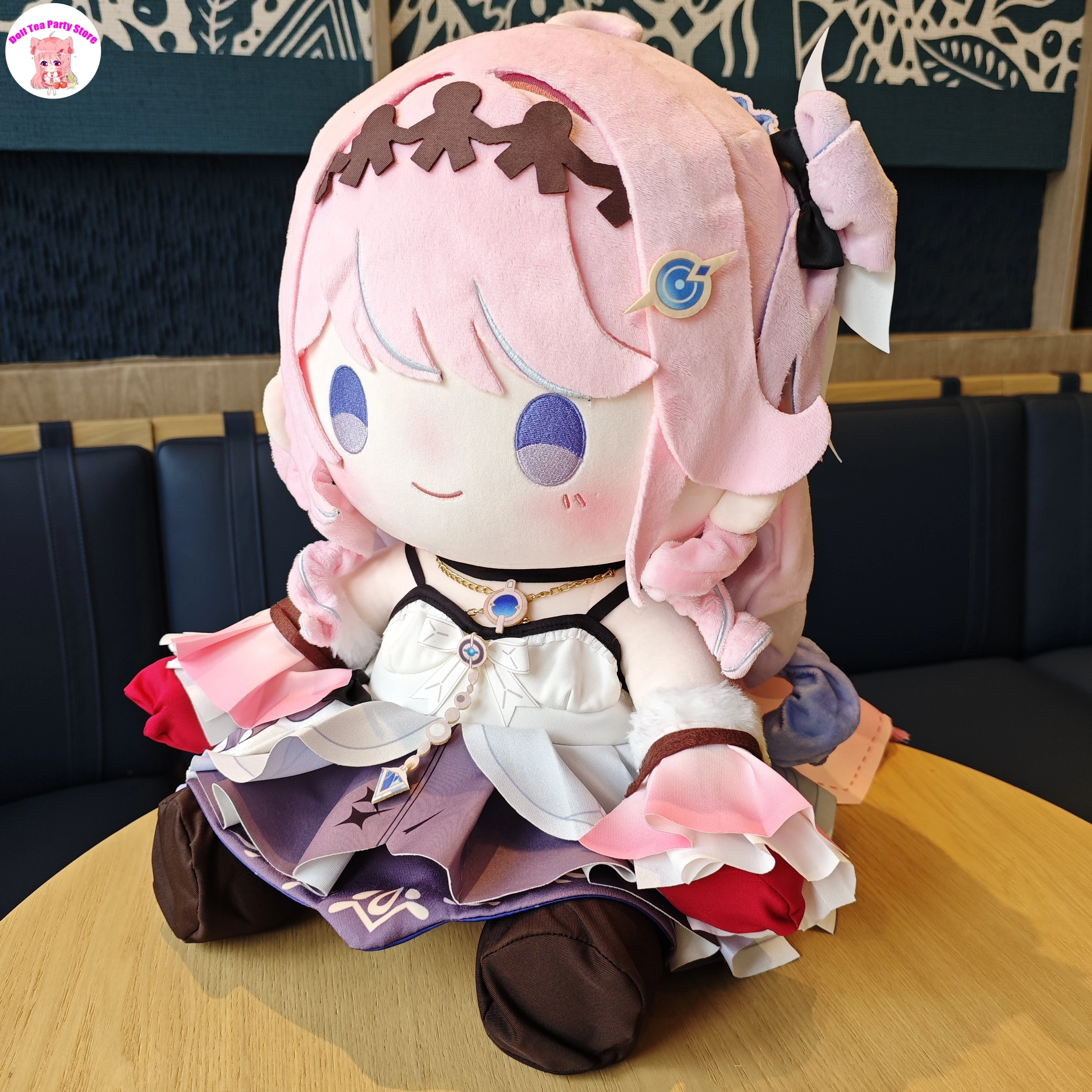 Game Wuthering Waves Denia Doll Plush Plushie 40CM Cartoon Sitting Posture Cotton Toy Cartoon Birthday Gift  40cm Mascot
