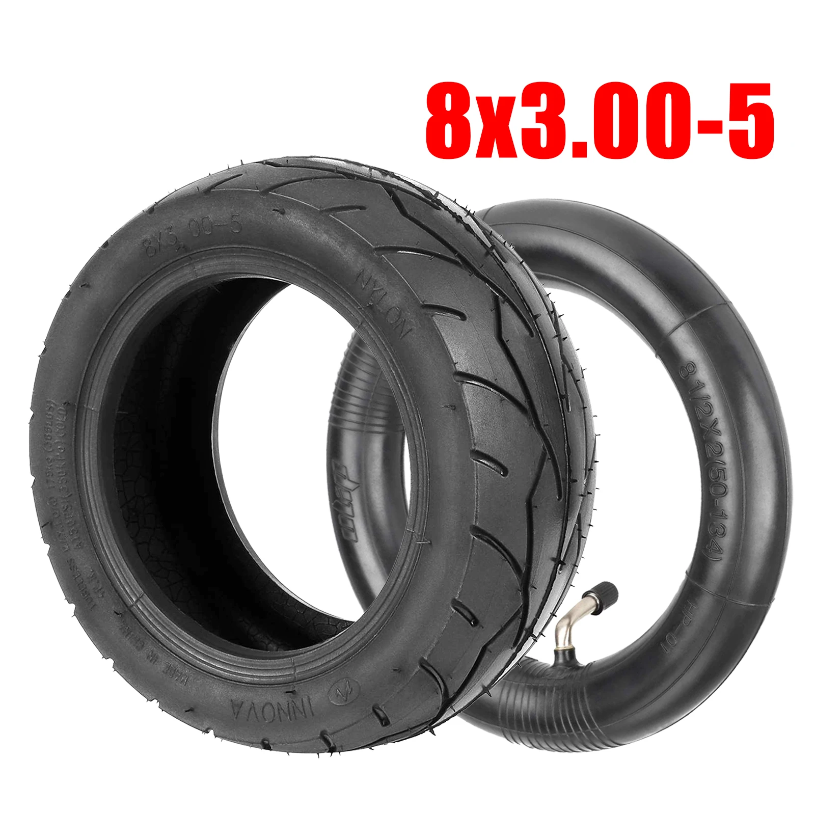 8x3.00-5 Tubeless Vacuum Tire&Ulip Thicken 8 1/2x2 Inner Tube For Kaabo Maitis 8/Zero 9 Electric Scooters Tire Replacement Parts